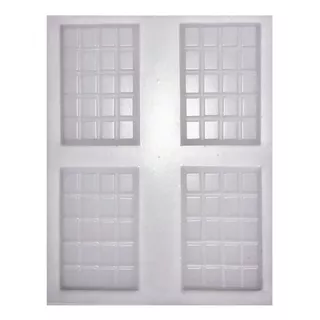 2 Pack Moldes De Plástico Para Tabletas De Chocolate O Cacao