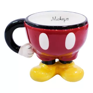 Caneca Porcelana Corpo Mickey  - Disney