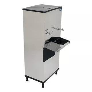 Bebedouro De Coluna 50 Litros 1 Jato E 1 Torneira Knox Cor Inox 220v