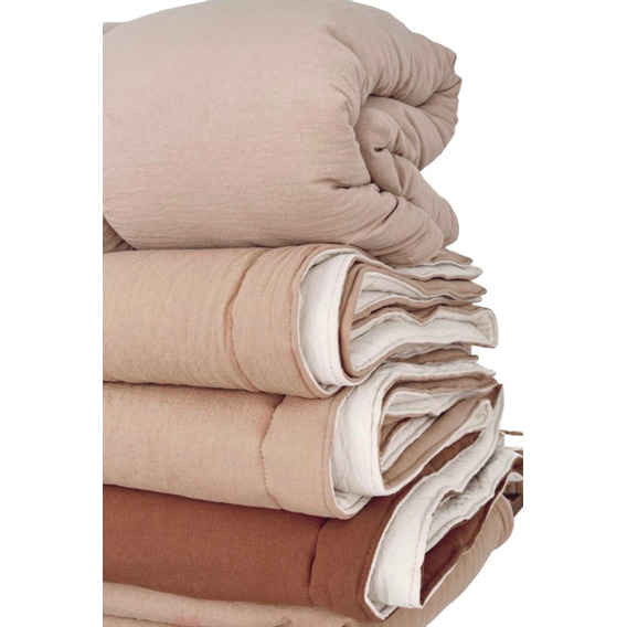 Cobertor Para Asiento De Sillon (pillow) Beige Y Natural