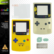 [ Carcasa Gameboy Color ] Pokémon Pikachu Gold Gbc | Tracia