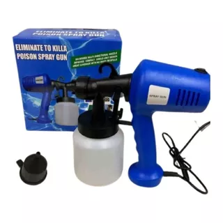 Maquina Pistola De Pintar 650w Con Compresor Electrico Color Azul