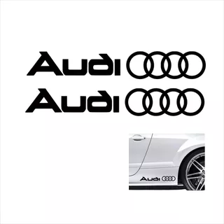 Adesivo Lateral Parabrisa Logo Audi A1 A3 A4 A5 Q3 Q5