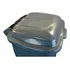 Contenedor Tacho De Basura Residuos Con Ruedas 180 Lts Color Gris oscuro