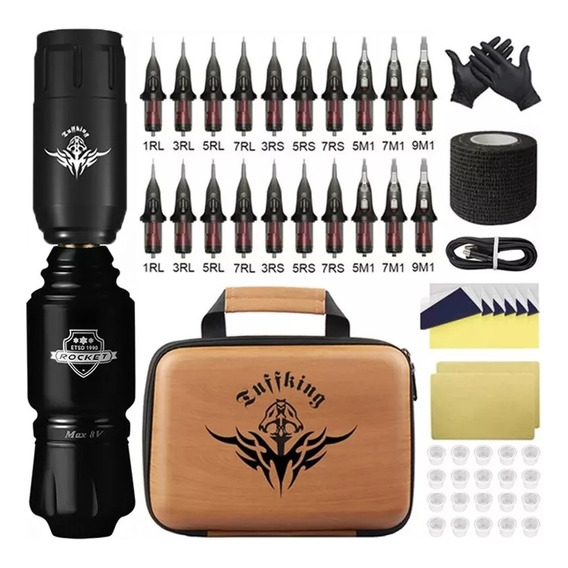 Kit Para Tatuar Profesional Máquina Para Tatuar Alta Calidad