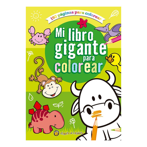 Mi Libro Gigante Para Colorear - Verde - El Gato De Hojalata