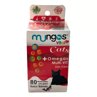 Omegas 3-6-9 Para Gatos - Mungos Omegas Vit X 80 Unid Blanda