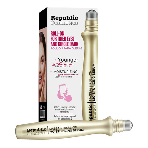 Serum Roll On Para Ojeras Y Ojos Cansados - Republic Tipo De Piel Mixta