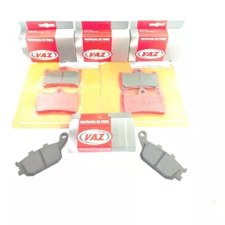 Kit Pastilha Freio D + T Fazer 600 Fz6 Kevlar 326k 174k