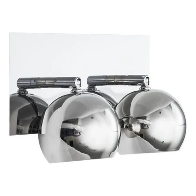 Aplique Alyssa Bocha 9cm 2xgu10 Cromo 1870/2a Movil Cromo