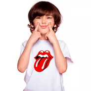 Remera Niño/niña Rolling Stones Rock Música Cal. Premium