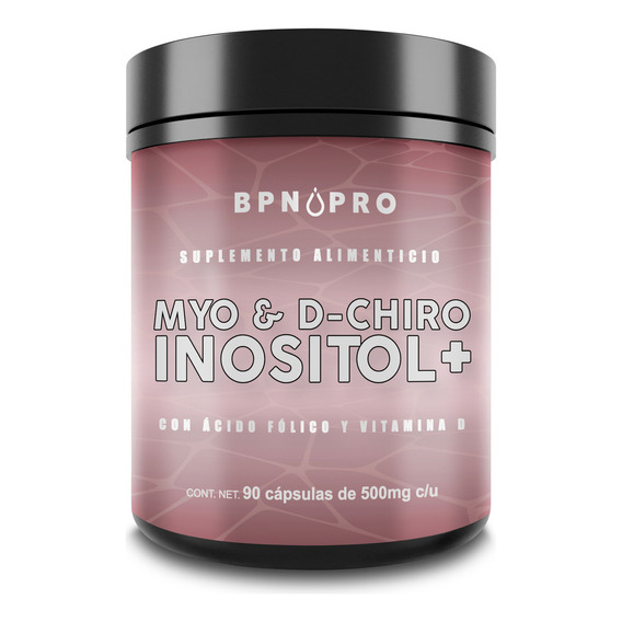 BPN Pro Myo-inositol D-chiro Puro Acido Folico Vitamina D3 Sin Sabor Sabor Inositol 90 Caps