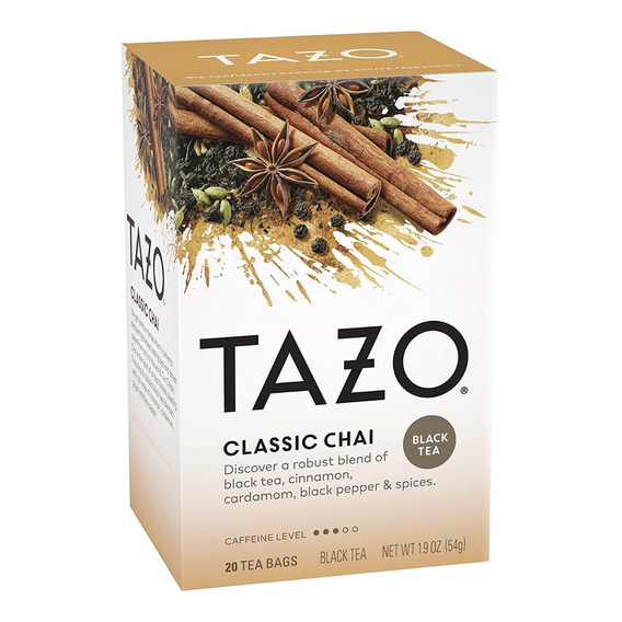 Starbucks Te Chai Te Negro Cardamomo Tazo Classic Chai 20sac