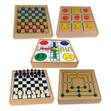 Zaramela Brinquedos Tabuleiro 5 X 1 Dama Ludo Jogo Da Velha Trilha