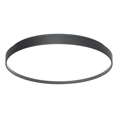 Plafon Led York Negro Control Remoto 45w Diseño Moderno Lk