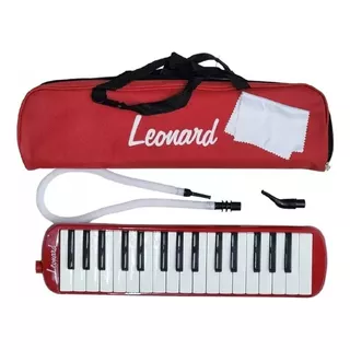 Flauta Melódica Leonard 32 Teclas  Piano Funda +accesorios
