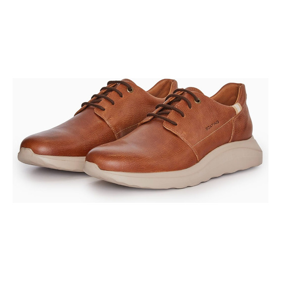 Zapatilla Urbana De Cuero Suela Troms Hombre Boating