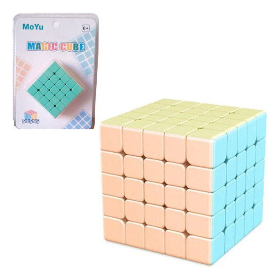 Cubo Magico Rubik Moyu Color Pastel 5x5x5 Velocidad 