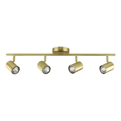 Aplique 4 Luces Dorado Apto Led Gu10 U1194 Mks Sf Dorado Interior