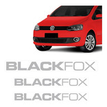 Adesivos Fox Blackfox 2010 Emblema Lateral E Traseiro Prata