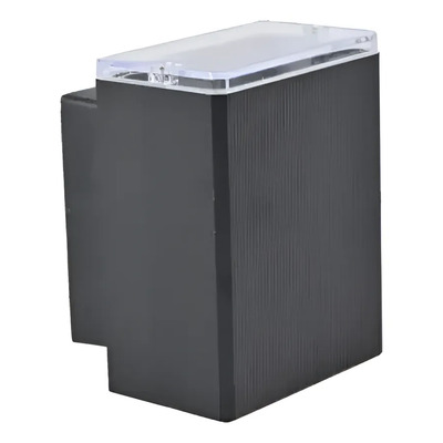 Aplique Pared Unidireccional Exterior 1xgu10 Negro Negro
