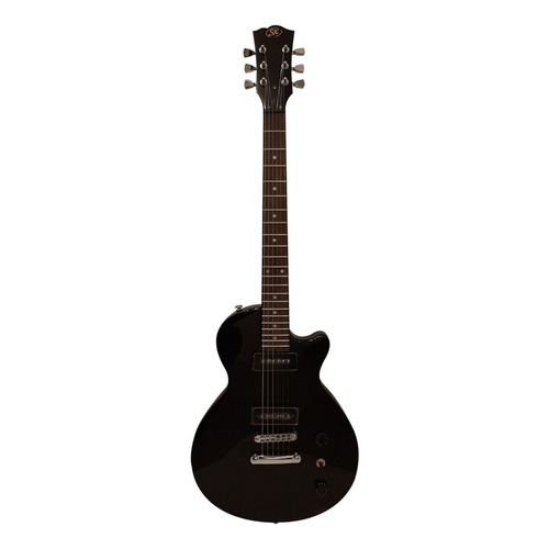 Guitarra eléctrica SX EE Series EE3J les paul de tilo 2000 black brillante con diapasón de palo de rosa