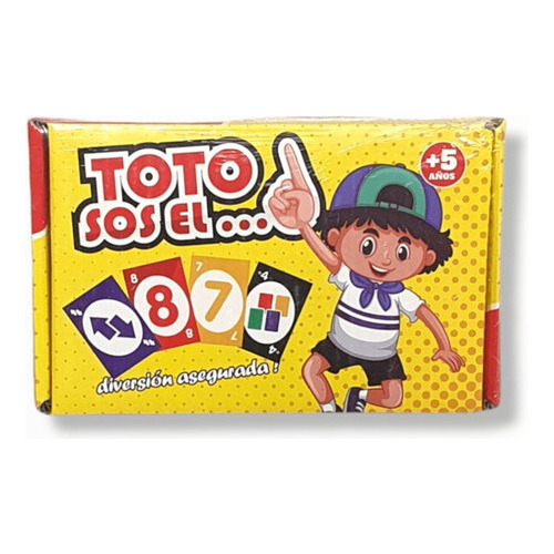 Juego De Cartas Uno Dos Toto Sos El Uno Ingenio - Toto Games