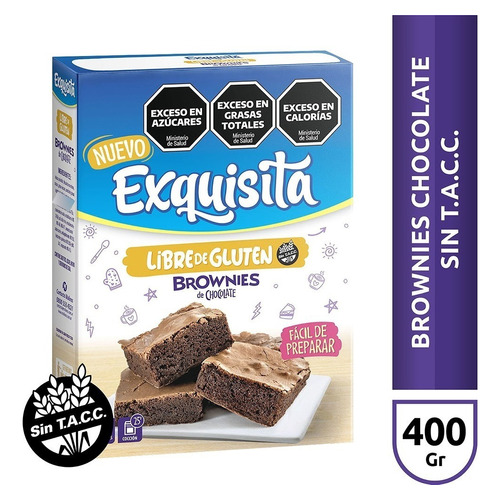 Brownies De Chocolate Exquisita Sin Tacc X 400gr