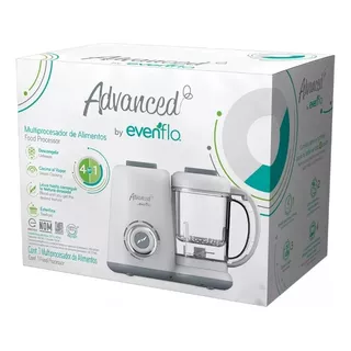 Evenflo Advanced Multiprocesador De Alimentos 4 En 1 Color Blanco