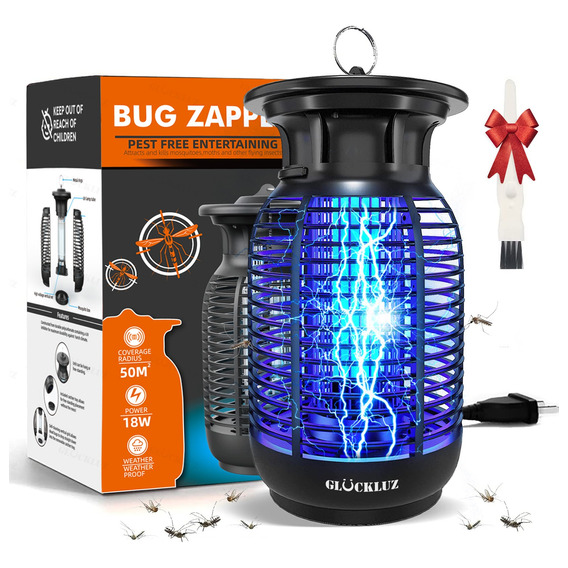 Lámpara Mata Mosquitos Killer Eléctrico Interior Y Exterior