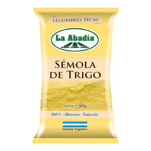 Semola De Trigo La Abadia 400 Gramos Pack 10 Unidades