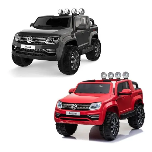 Auto A Bateria Amarok 12v Mp3 C Control Negro rojo Color Rojo