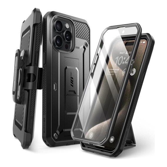 Funda Supcase Ub Pro Con Mica Para iPhone 15 Pro 6.1 2023