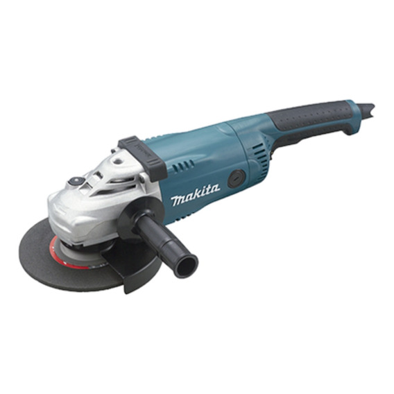 Esmeriladora angular Makita GA7020 color turquesa 2200 W 220 V + accesorio