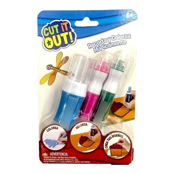 Set 2 Marcadores Con Adap Corte Cut It Out Intek 309504