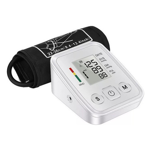 Monitor digital de presión arterial Monitor de presión arterial de color blanco