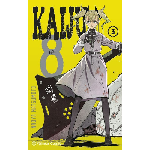 Kaiju 8, De Naoya Matsumoto., Vol. 3. Editorial Planeta Comic, Tapa Blanda En Español, 2022