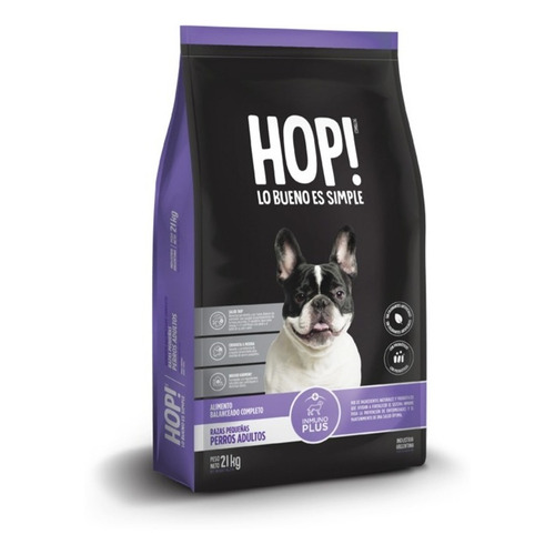 Hop! Perro raza pequeña sabor mix envase en bolsa21 Kg 