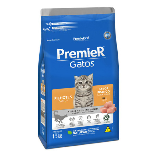 Alimento Premier Gatitos Pollo 1.5kg. Np