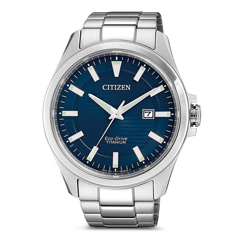 Reloj Hombre Citizen Bm7470-84l Titanio Ecodri Agenoficial M