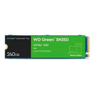 Disco Solido Ssd Wd 240gb 2.5 Nvme Pcie M2 2280 Green Sn350