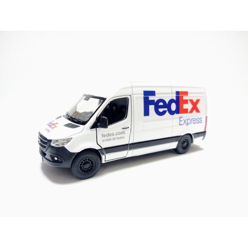 Camioneta Van Mercedes Benz Sprinter Fedex Esc. 1:48 