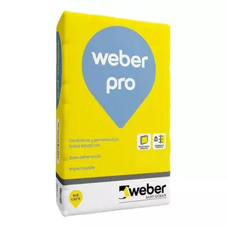 Weber Peg. Porcellanato 25kg Pro
