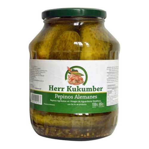 Pepinos Agridulces Herr Kukumber 850g