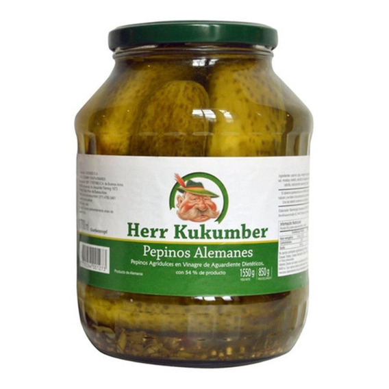 Pepinos Agridulces Herr Kukumber 850g