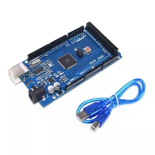 Arduino Mega2560 Compatible Ch340 + Cable Usb Mega Nubbeo