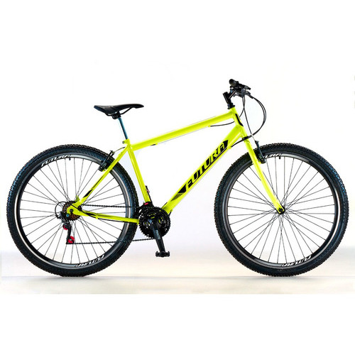 Bicicleta Mtb Urbana Futura Techno 29er Híbrida Acero Rex Color Amarillo