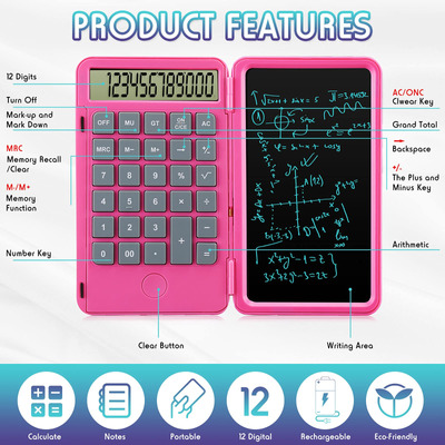 Hion Calculadora, Calculadora De Escritorio De Oficina De 12