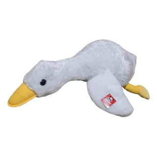 Ganso De Peluche Gigante Blanco 82cm Extrasuave