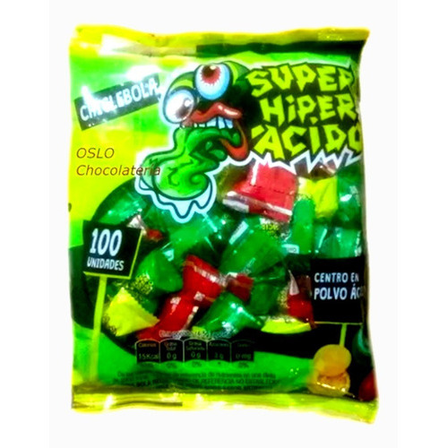 Super Hiper Acido Chicles - Caja X 100 Und